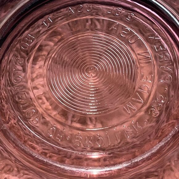 Vintage Pyrex CRANBERRY Purple Glass 2.5L MIXING 10" Nesting Bowl #325 USA - Picture 4 of 12